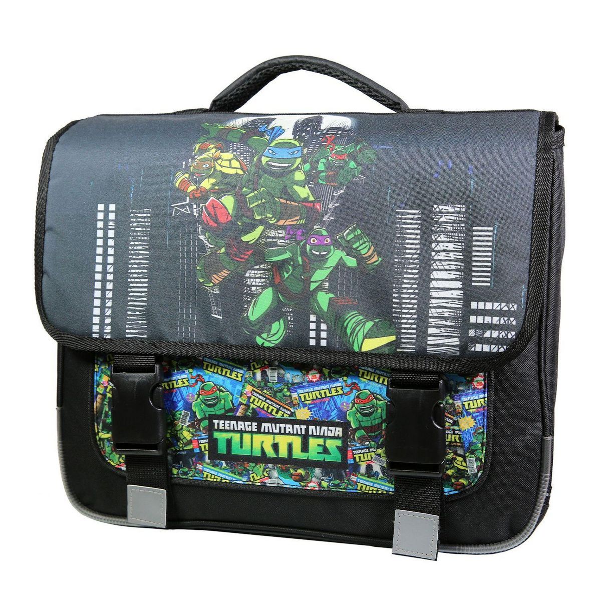 Bagtrotter BAGTROTTER Cartable 38 cm Tortues Ninja Noir
