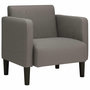 Voir la diapositive 2 : VIDAXL Canape-chaise accoudoirs gris clair 54 cm tissu velours cotele