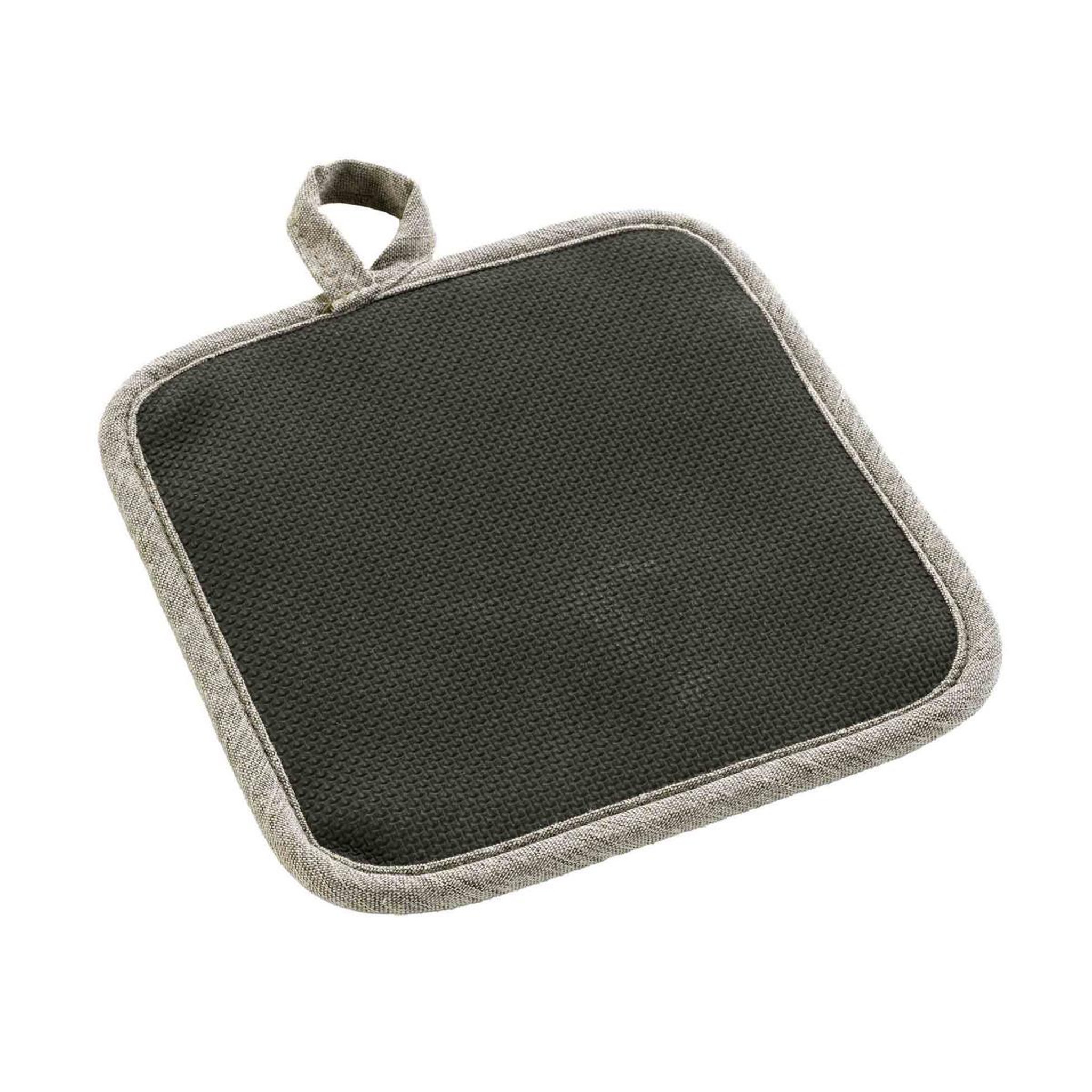 Voir la diapositive 2 : Douceur d'Intérieur Manique de cuisine avec poche  alveis  19cm beige lin