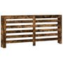 Voir la diapositive 2 : VIDAXL Cache-radiateur chene fume 175x20x82 cm bois d'ingenierie