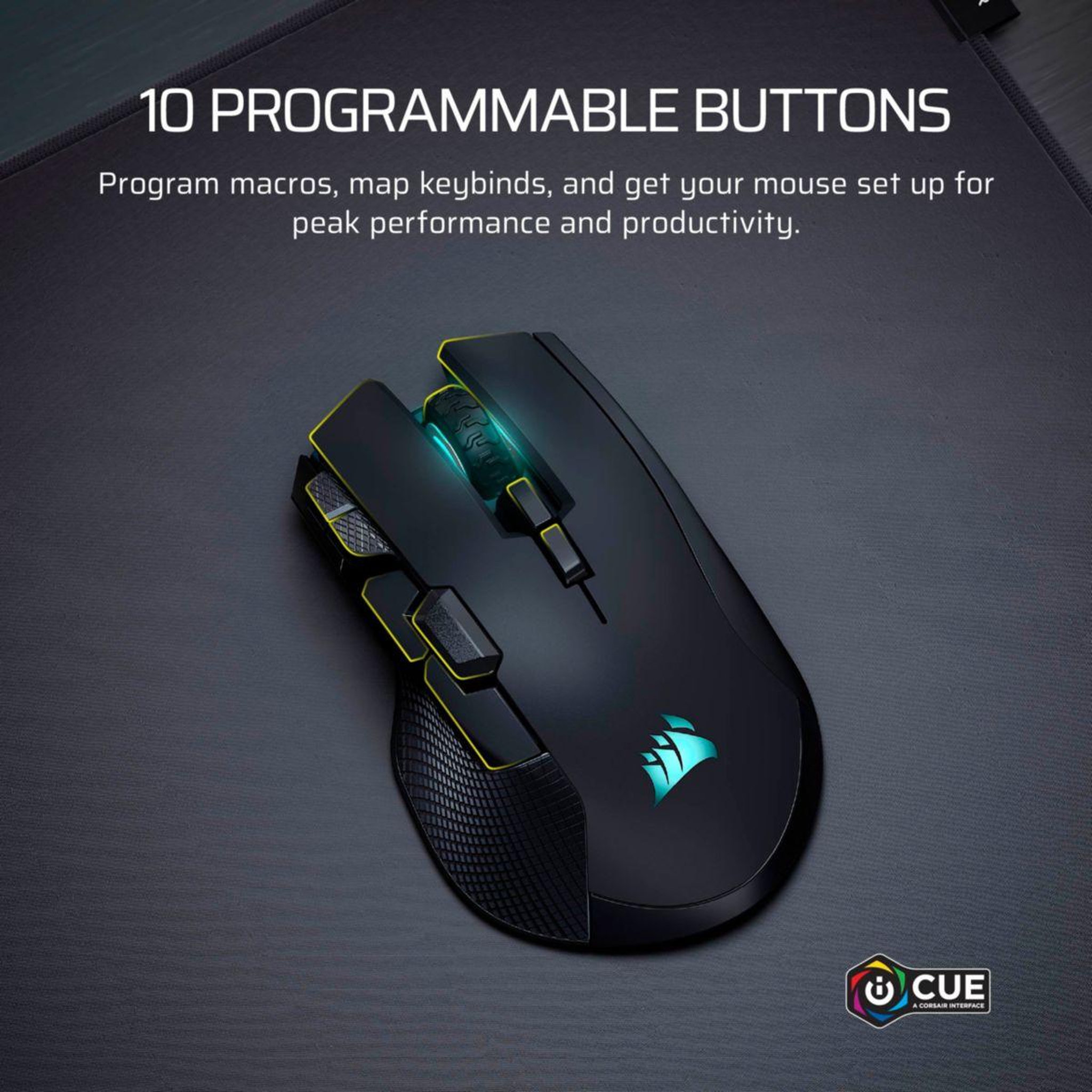 Voir la diapositive 4 : Corsair Souris gamer sans fil ironclaw wireless se