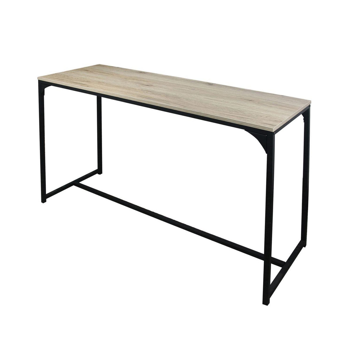 TOILINUX Console d'entrée Loft - Bois et métal