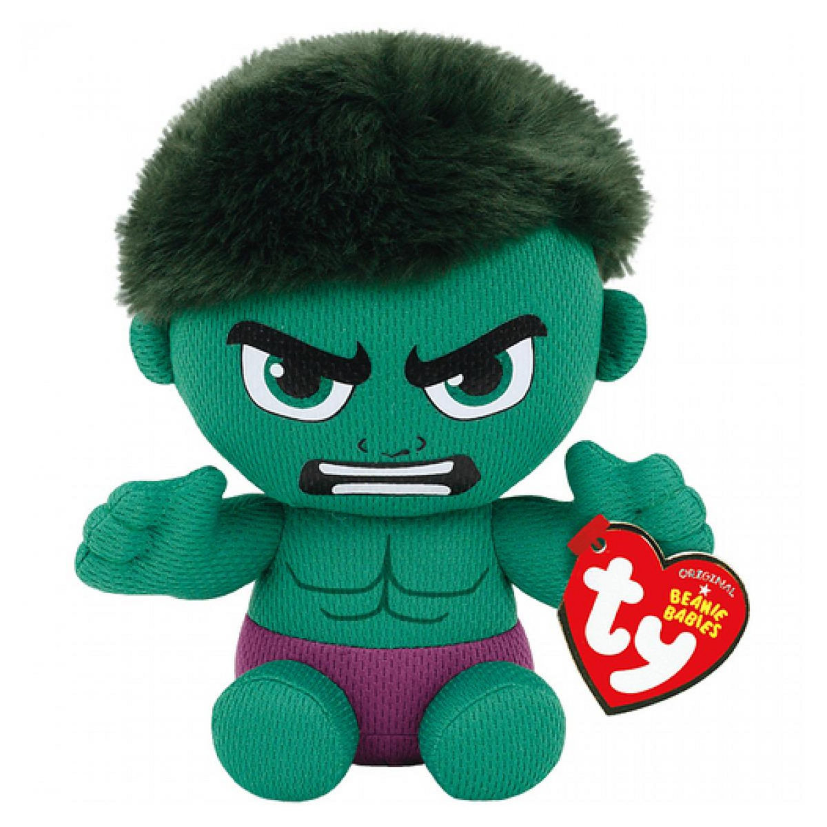 Ty Marvel Beanie Babies Small - Hulk