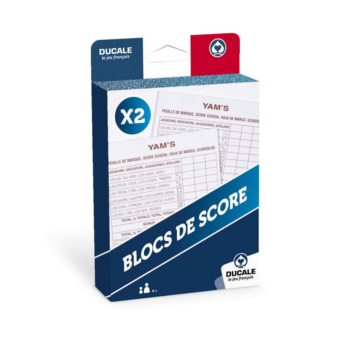 Cartamundi Ducale - 2 blocs de score yam s - eco format