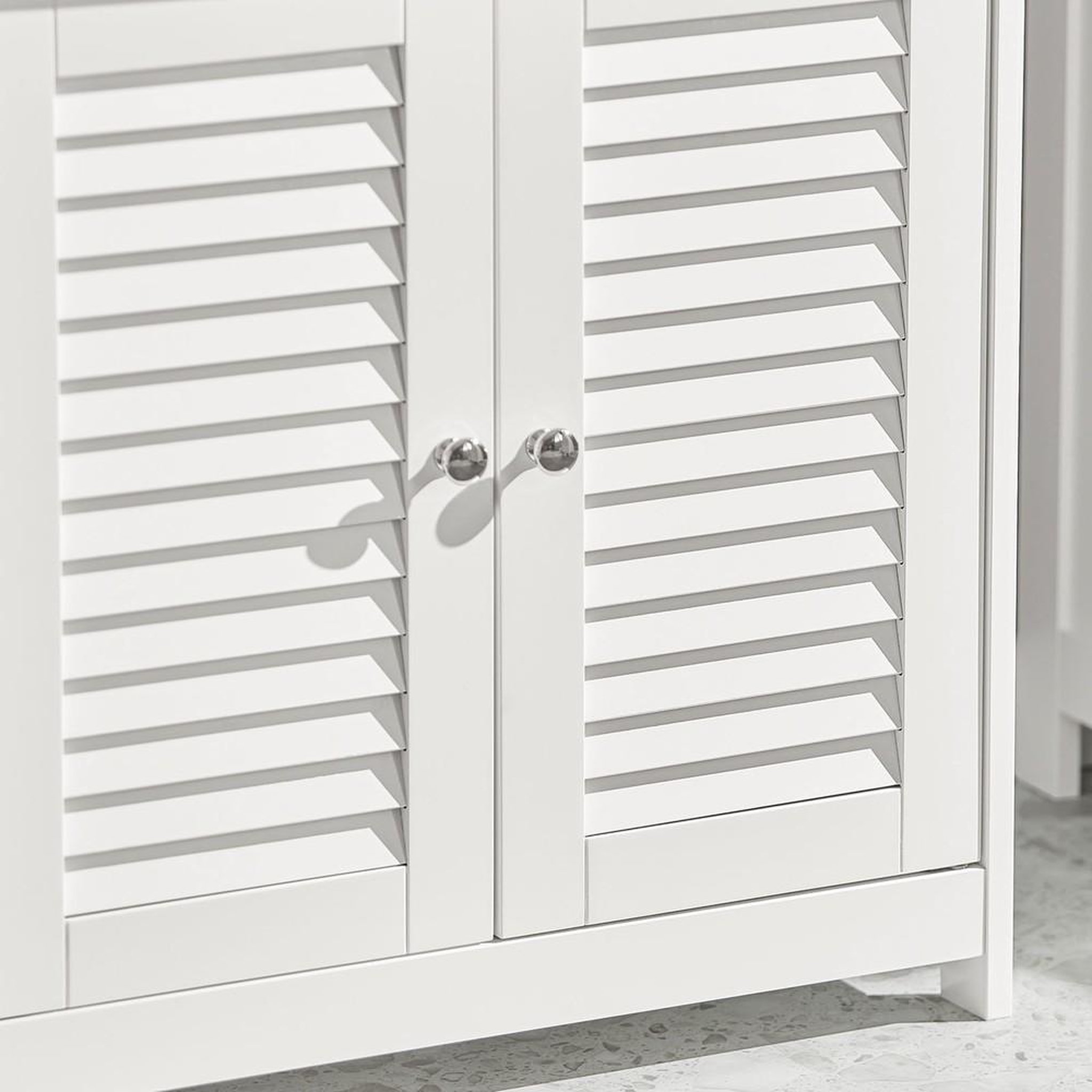 Voir la diapositive 4 : SOBUY SoBuy - Meuble Sous-vasque à deux portes - Classique - FRG237-II