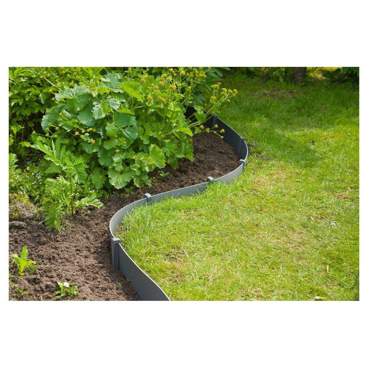 Nature Ancres pour bordure de jardin - PP, gris x10