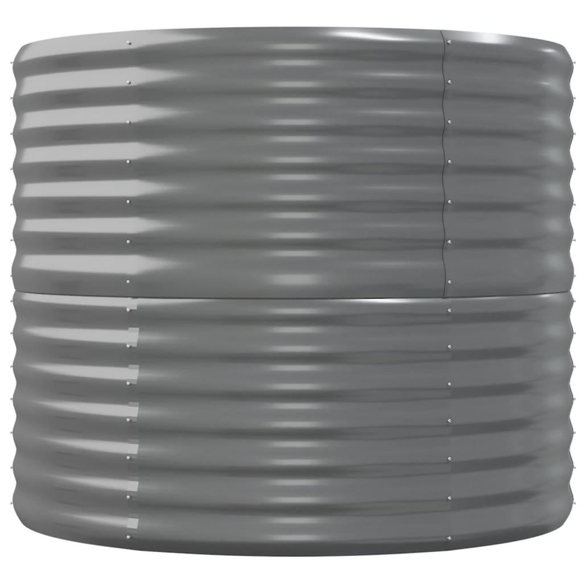 Voir la diapositive 4 : VIDAXL Lit sureleve de jardin Acier enduit de poudre 152x80x68 cm gris