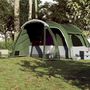 Voir la diapositive 3 : VIDAXL Tente familiale 6 personnes vert imperméable