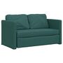 Voir la diapositive 4 : VIDAXL Canape-lit 2 en 1 vert fonce 112x174x55 cm tissu