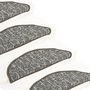 Voir la diapositive 4 : VIDAXL Tapis de marches d'escalier 15 pcs Anthracite 56x17x3 cm