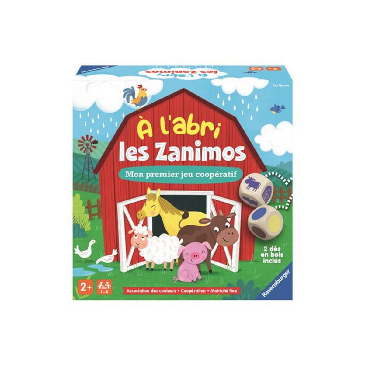 RAVENSBURGER Jeu classique Ravensburger À l abri les Zanimos