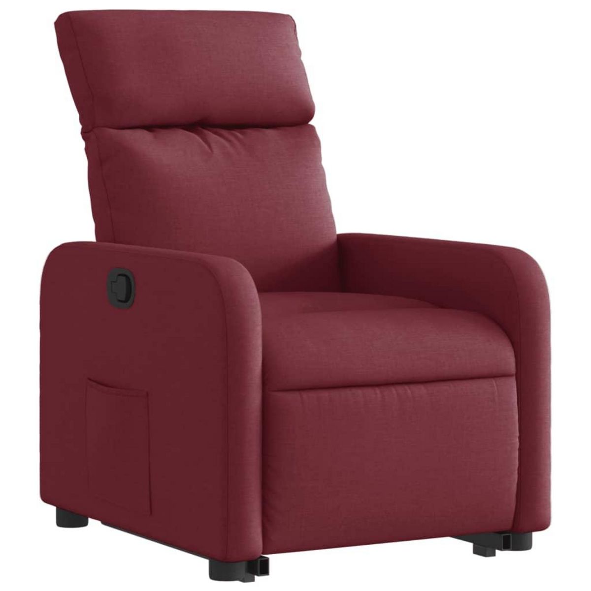 VIDAXL Fauteuil inclinable rouge bordeaux tissu