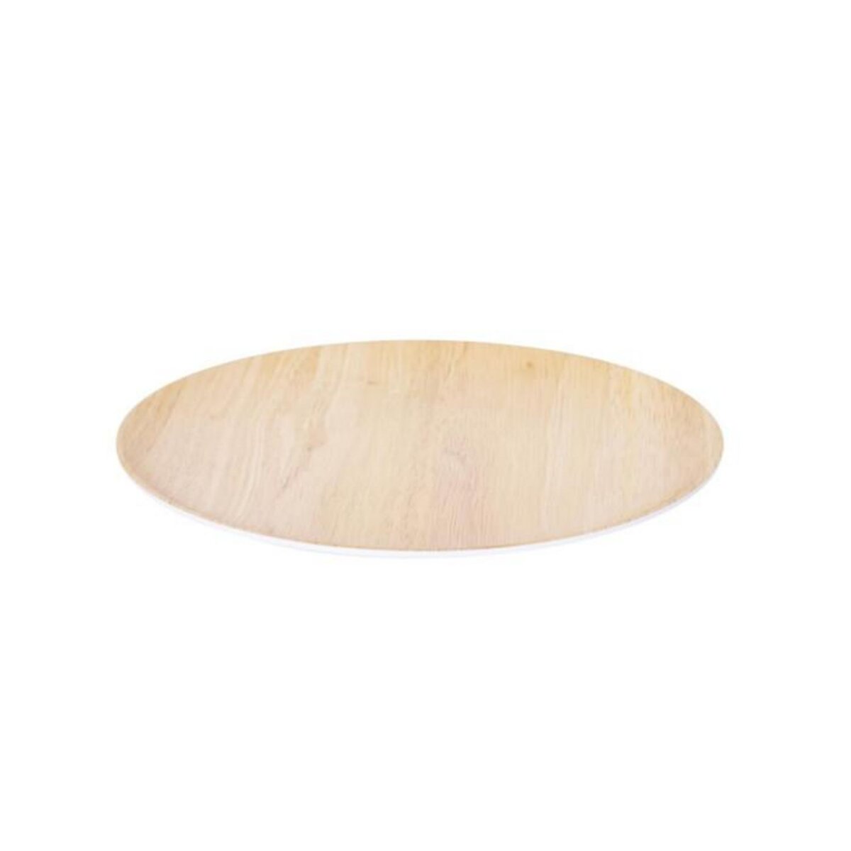 Paris Prix Lot de 6 Assiettes à Dessert  Effet Bambou  20cm Naturel