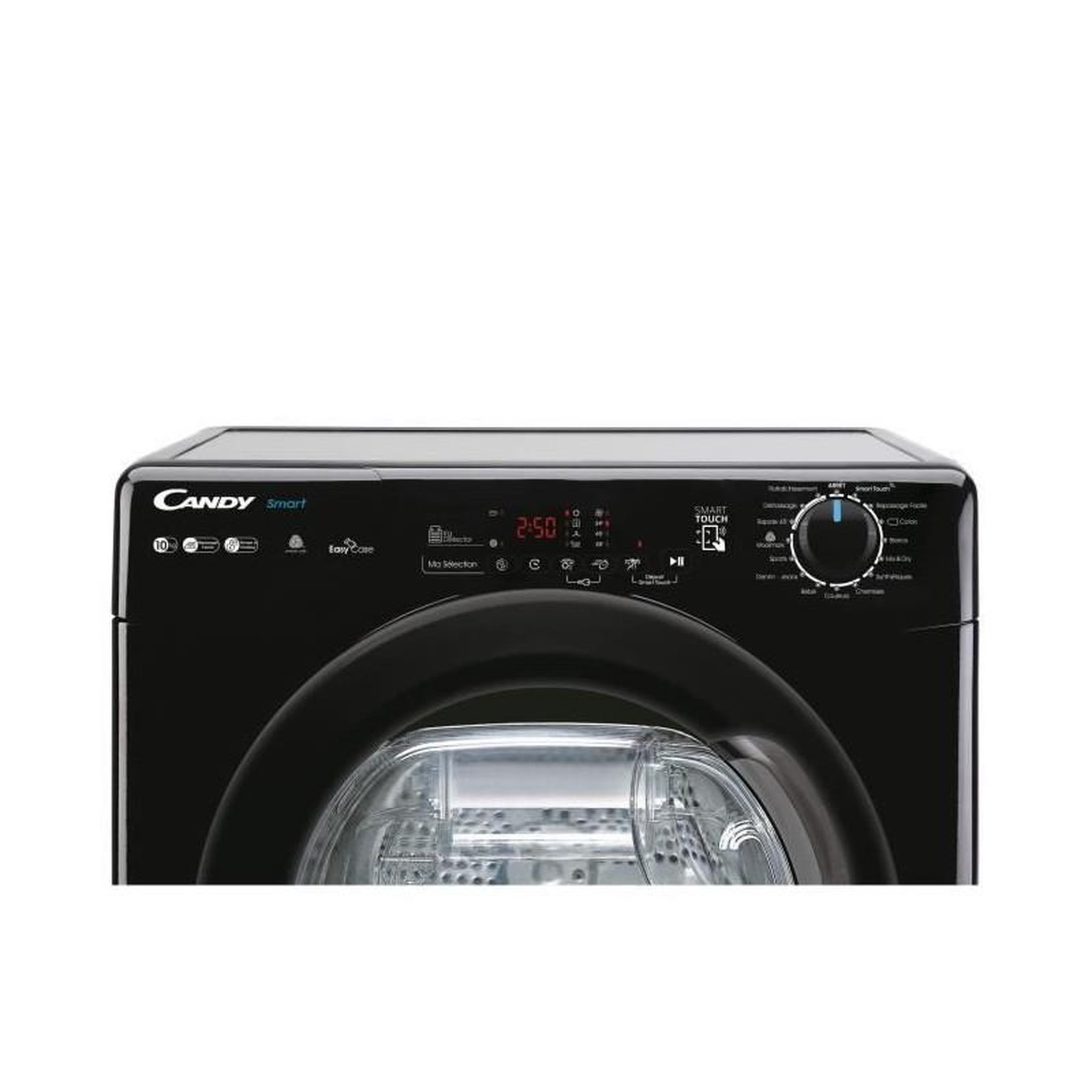 Voir la diapositive 2 : Candy Sèche-linge pompe à chaleur 10kg 55cm – Candy CAN8059019041537