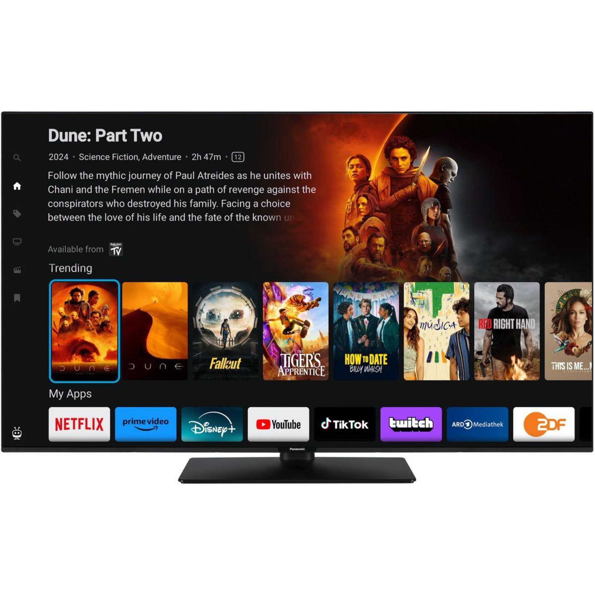 Voir la diapositive 2 : PANASONIC TV LED TB-65W60AEZ