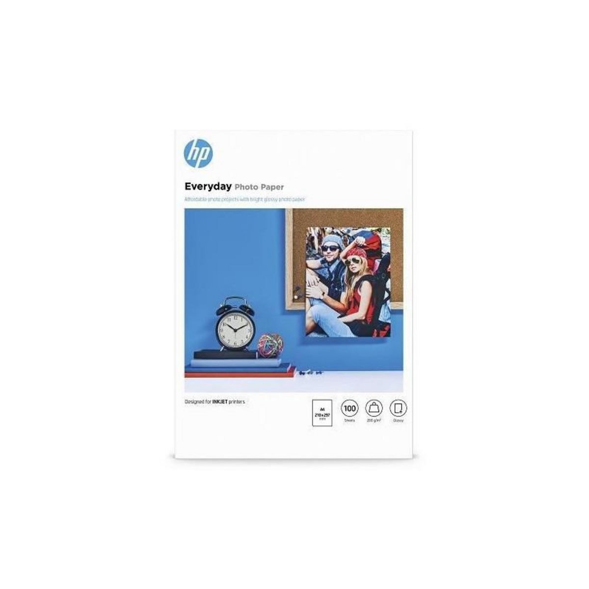 HP Papier photo brillant HP Everyday - 100 feuilles/A4/210 x 297 mm Q2510A
