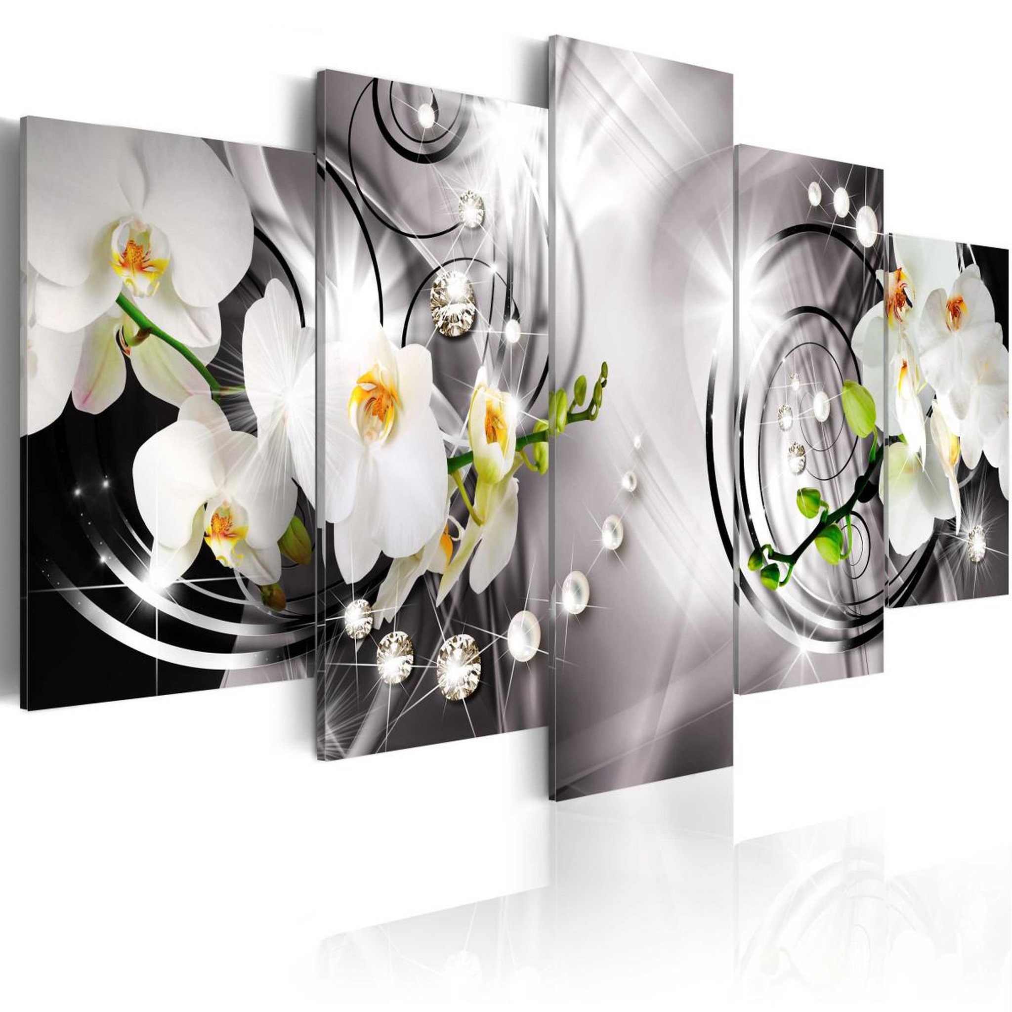 Paris Prix Tableau imprimé  perles & diamants. Coloris disponibles : Multicolore