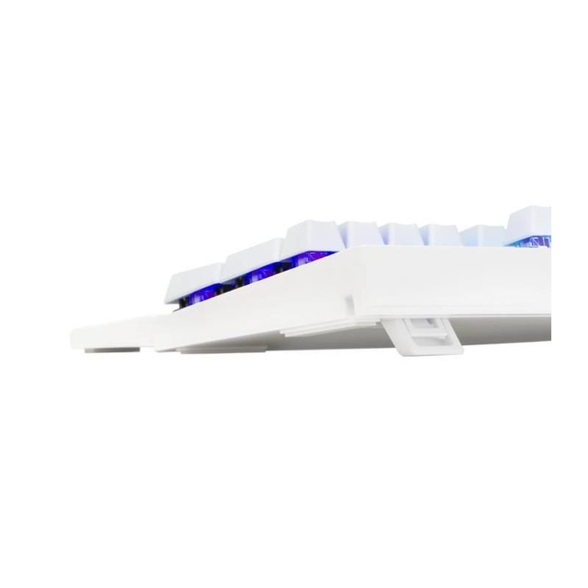 Voir la diapositive 4 : THE G-LAB Clavier Gamer - The G-Lab - KEYZ RUBIDIUM - Mécanique (Switch Rouge) - Repose Poignet - RGB - Filaire - Azerty - Blanc