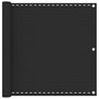 Voir la diapositive 1 : VIDAXL Ecran de balcon en PEHD 90x600 cm Anthracite