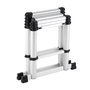 Voir la diapositive 1 : Kitchen move Echelle télescopique transformable PRO Argent Aluminium 1.75m