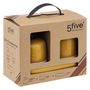 Voir la diapositive 5 : Paris Prix Lot de 3 Accessoires Salle de Bain  Solar  21cm Ocre