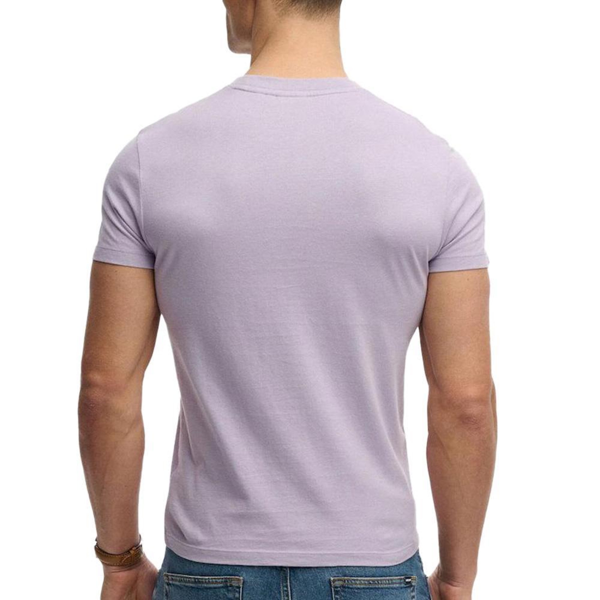 Voir la diapositive 2 : SUPERDRY T-shirt Mauve Homme Superdry Vintage LogoR6Ts
