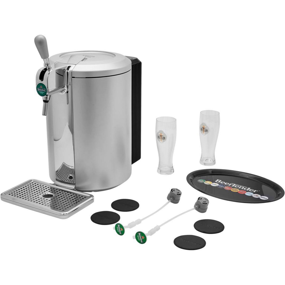 KRUPS Tireuse à bière YY4811FD Beertender Compact Silver