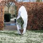 NATURE Nature Couverture d'hiver avec fermeture 70 g/m² Blanc 1,5x1,5x2 m