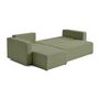 Voir la diapositive 3 : BEST MOBILIER Topaze - canapé d'angle réversible - 4 places - convertible avec coffre - en tissu bouclette