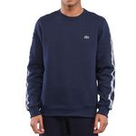 Lacoste Sweat  Homme  acoste SH5073. Coloris disponibles : Bleu