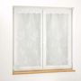 Voir la diapositive 1 : Paris Prix Paire de Voilages Brodés  Berry  60x120cm Blanc