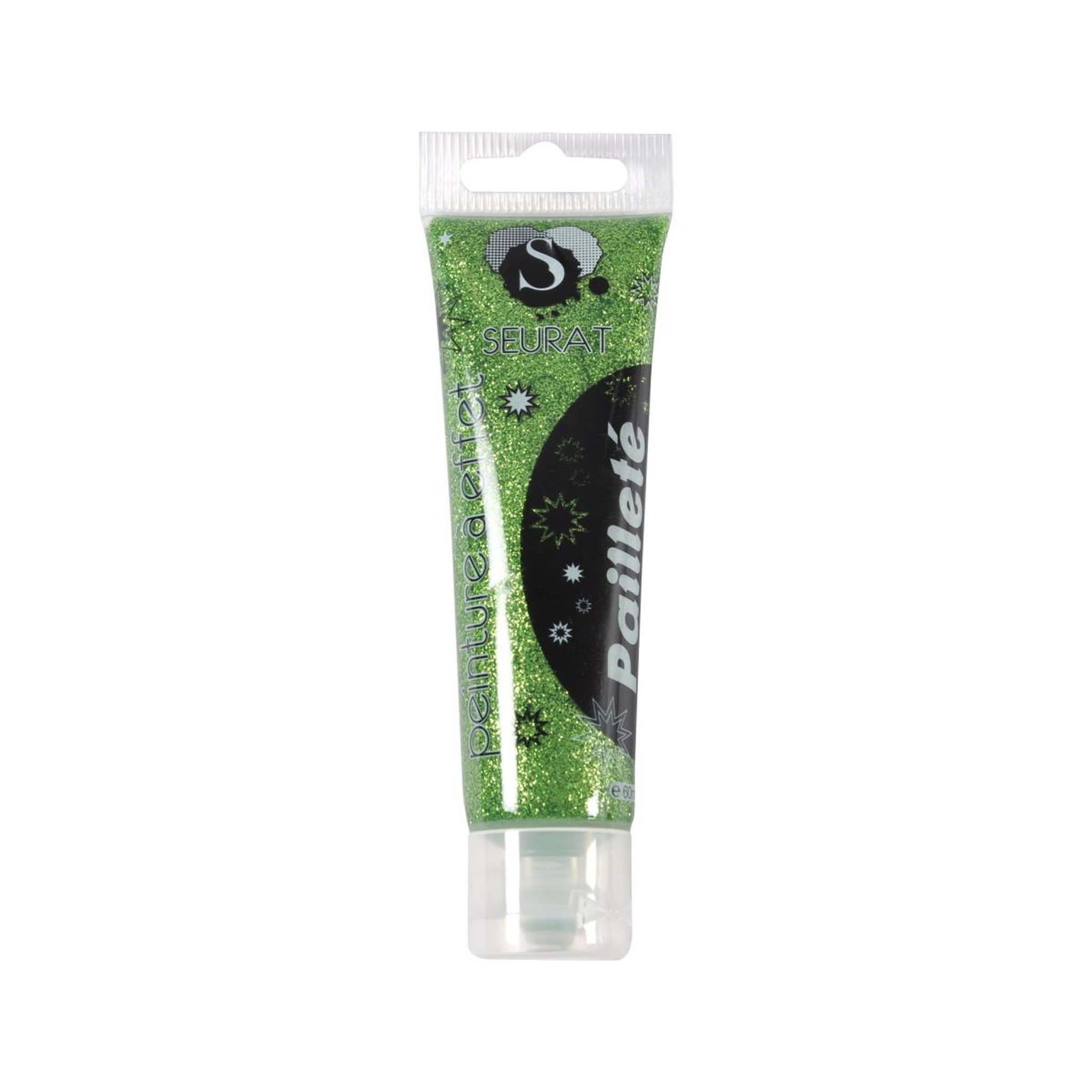 HOMEA Peinture à Effet  Glitter  60ml Vert