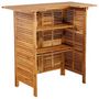 Voir la diapositive 4 : VIDAXL Table de bar 110 x 50 x 105 cm Bois d'acacia massif