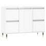 Voir la diapositive 2 : VIDAXL Armoire de salle de bain blanc brillant 80x33x60 cm
