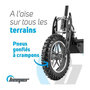 Voir la diapositive 3 : BEEPER Trottinette Electrique Cross FX1600- BEEPER - Roues 14 - 1600W - Noir