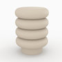 Voir la diapositive 1 : Rendez vous déco Tabouret rond en métal gris H41 cm-Félicie