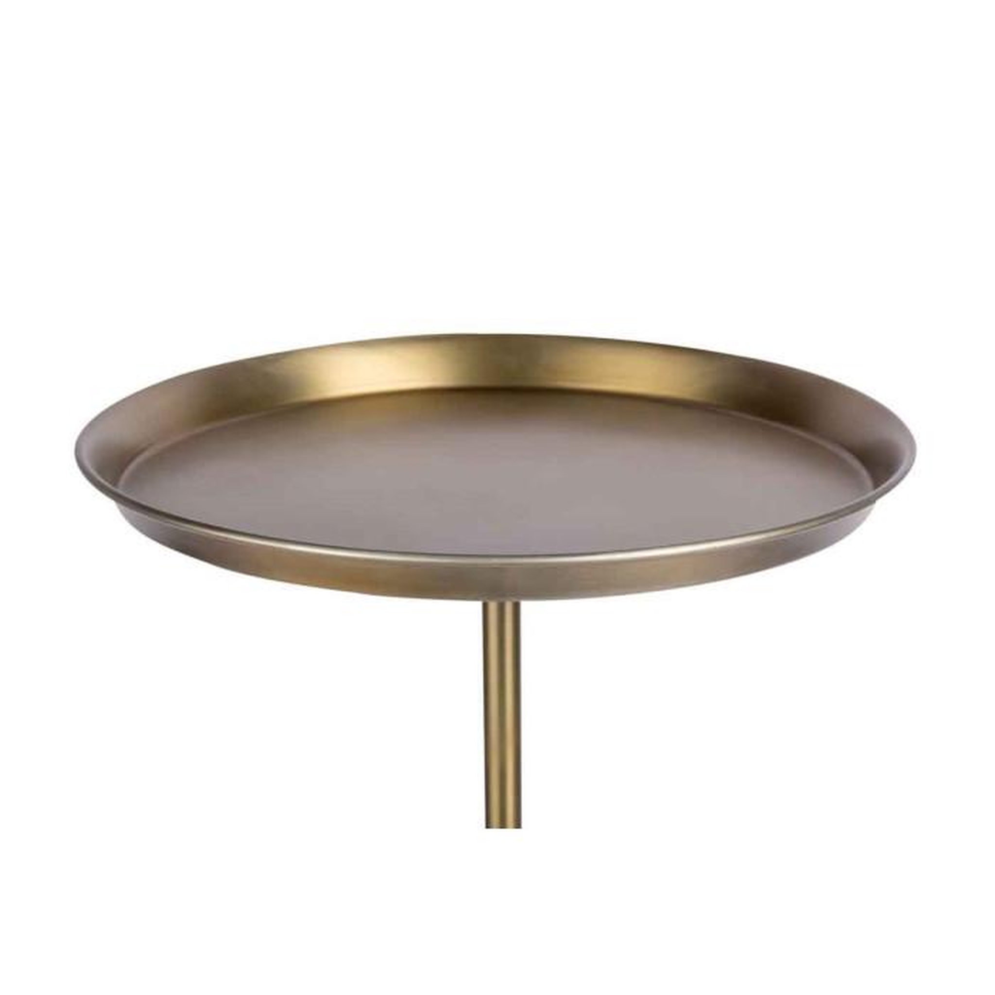 Voir la diapositive 3 : Paris Prix Table d'Appoint Design  Grant  51cm Noir & Or