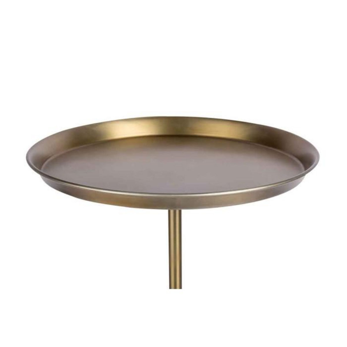 Paris Prix Table d'Appoint Design  Grant  51cm Noir & Or