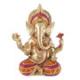 Voir la diapositive 1 : Paris Prix Statuette Déco en Résine  Ganesha  28cm Multicolore