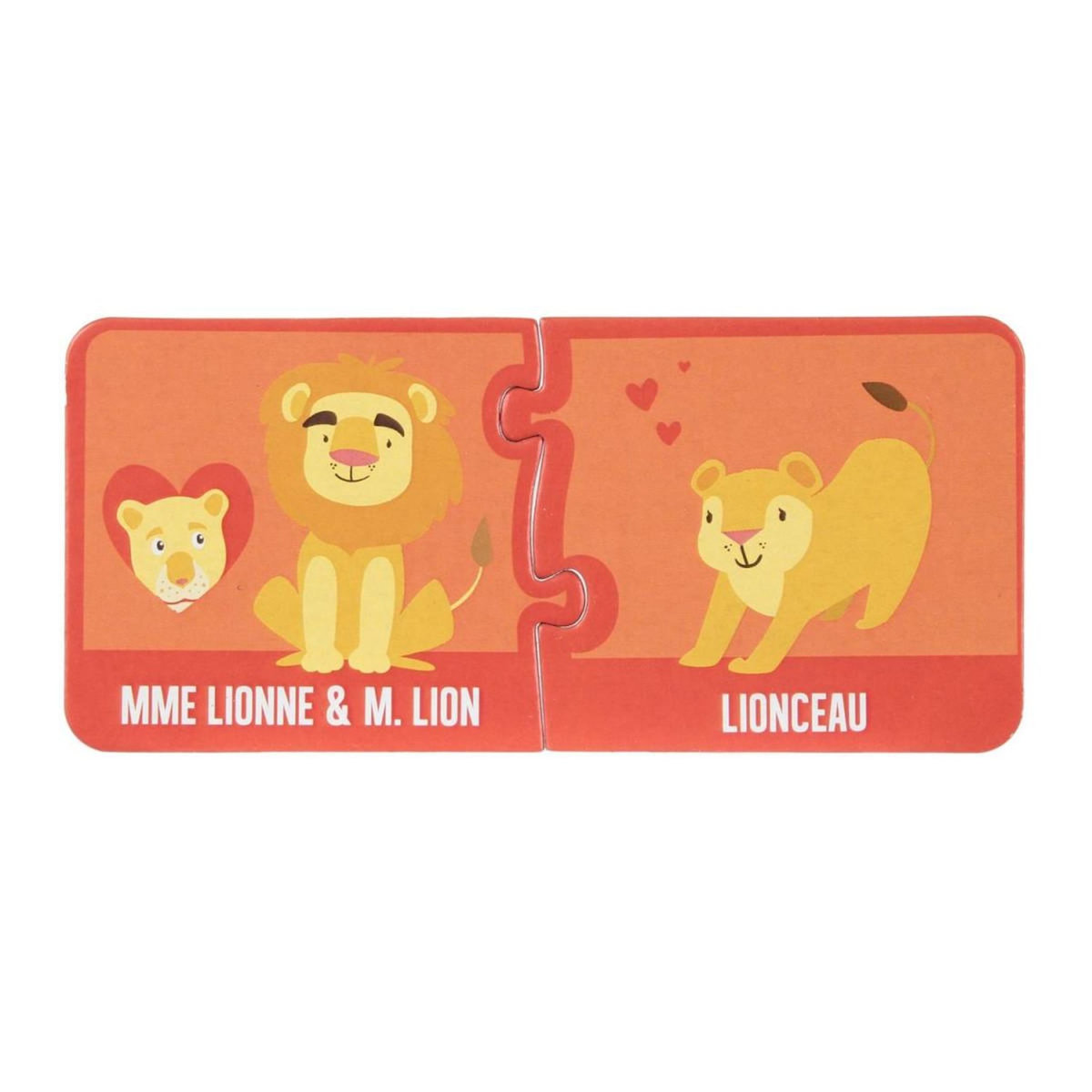 Paris Prix Jeu de 30 Cartes Educatives  Animaux  14cm Multicolore