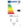 Voir la diapositive 2 : Glem Réfrigérateur combiné 55cm 204l - GRF2103BK