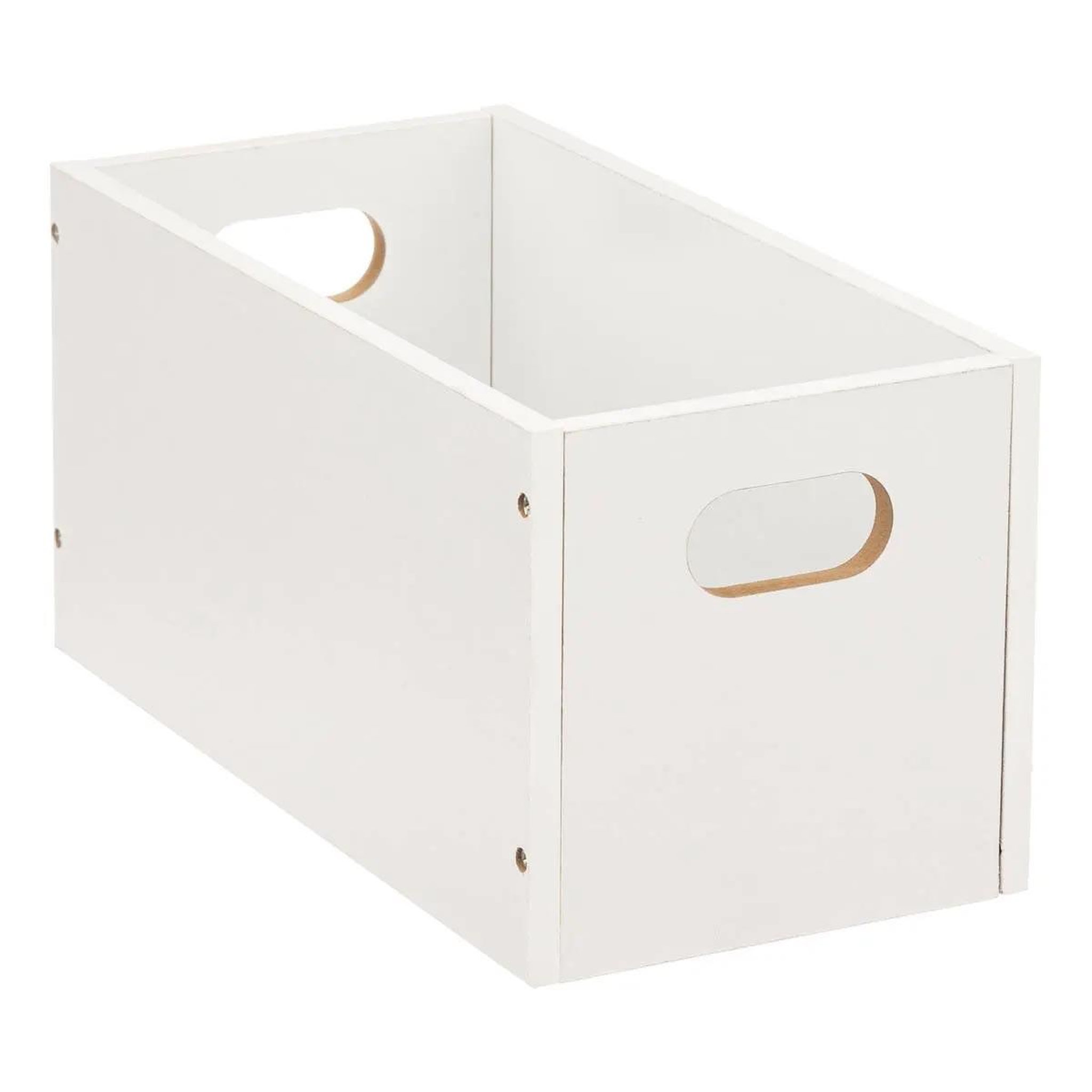 FIVE Boîte de rangement en bois  mix n'modul  15x30cm blanc