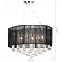 Voir la diapositive 4 : VIDAXL Lustre avec 85 cristaux Noir