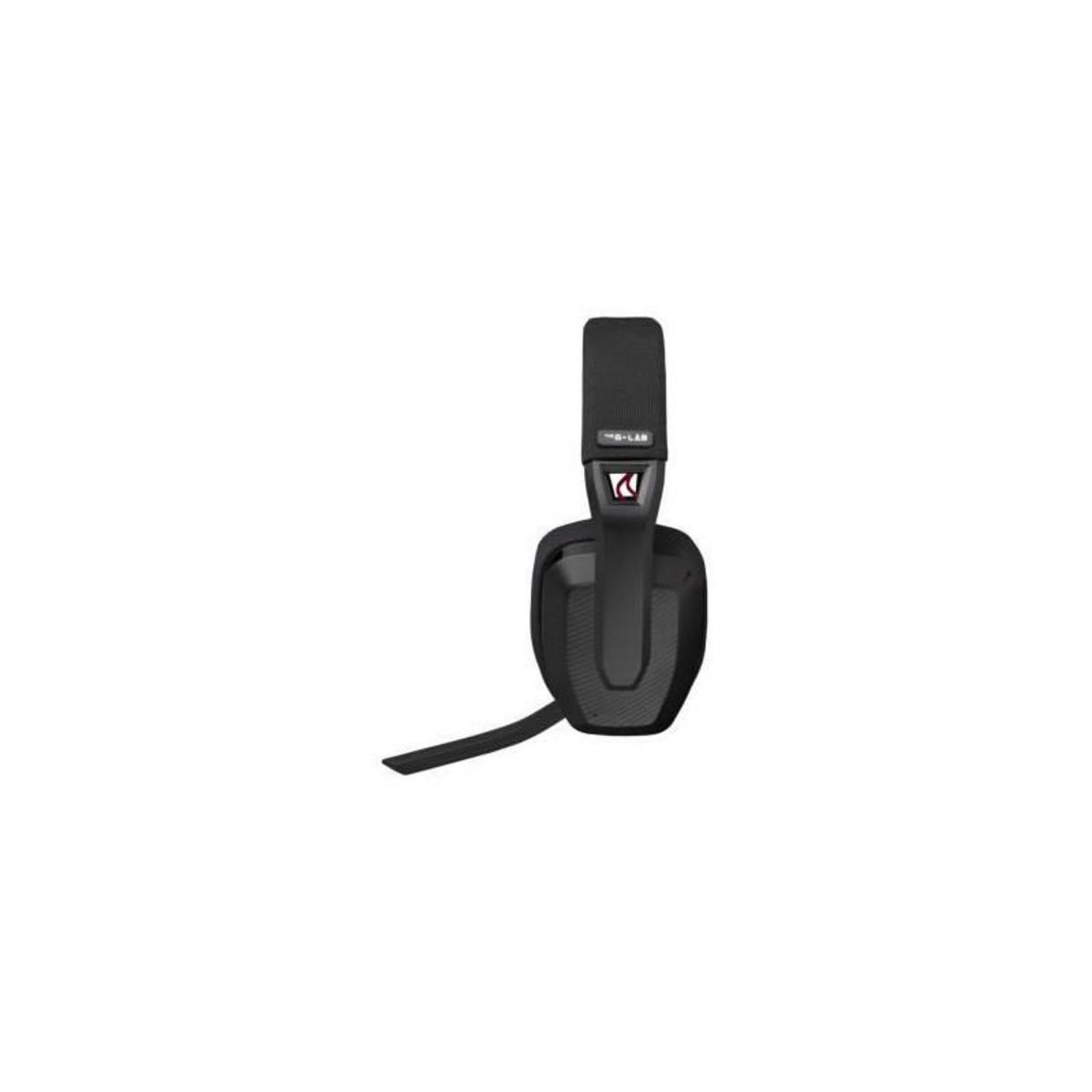 THE G-LAB Casque Gamer sans fil - The G-Lab - KORP PLATIINIUM - Microphone - PC/PS4 / Xbox One - Noir
