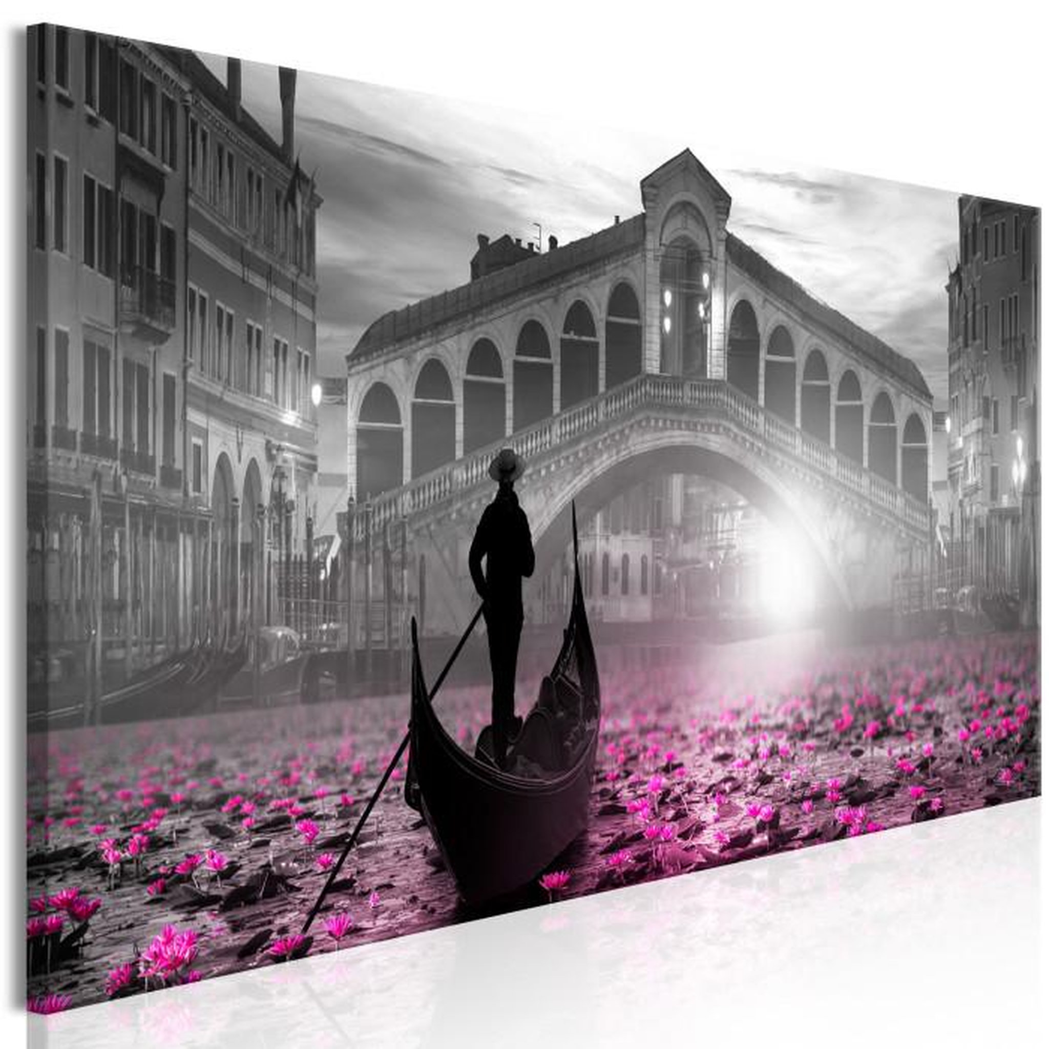 Paris Prix Tableau Imprimé  Magic Venice Narrow Grey. Coloris disponibles : Multicolore