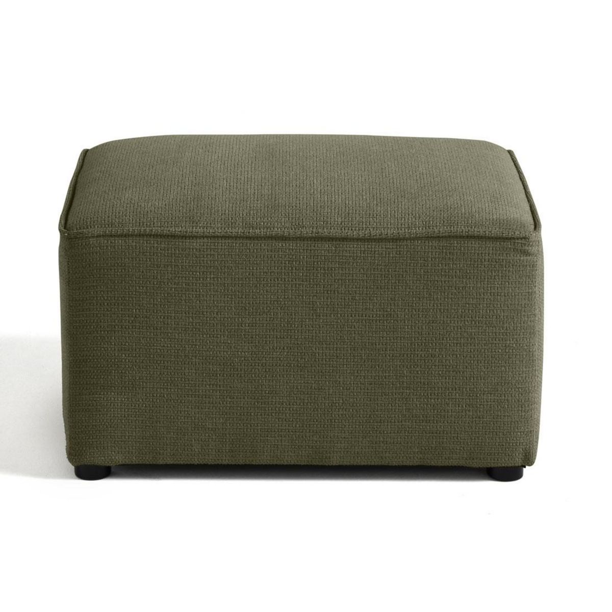 BEST MOBILIER Canopy - pouf - en tissu texturé
