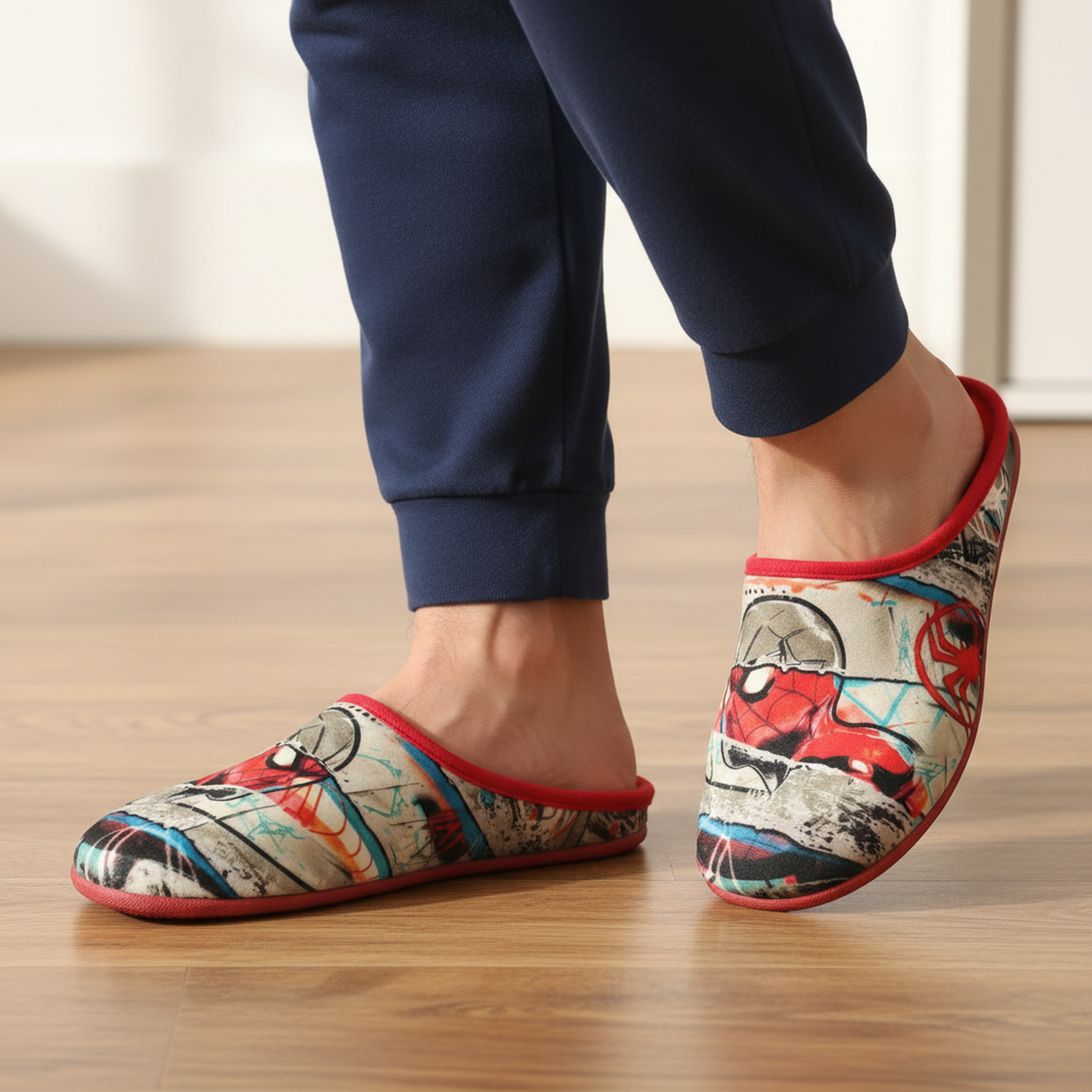 Voir la diapositive 2 : OZABI Ozabi pantoufles mules homme fabriquées en espagne, motifs fantaisie