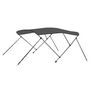 Voir la diapositive 2 : VIDAXL Auvent bimini a 3 arceaux Anthracite 183x160x137 cm