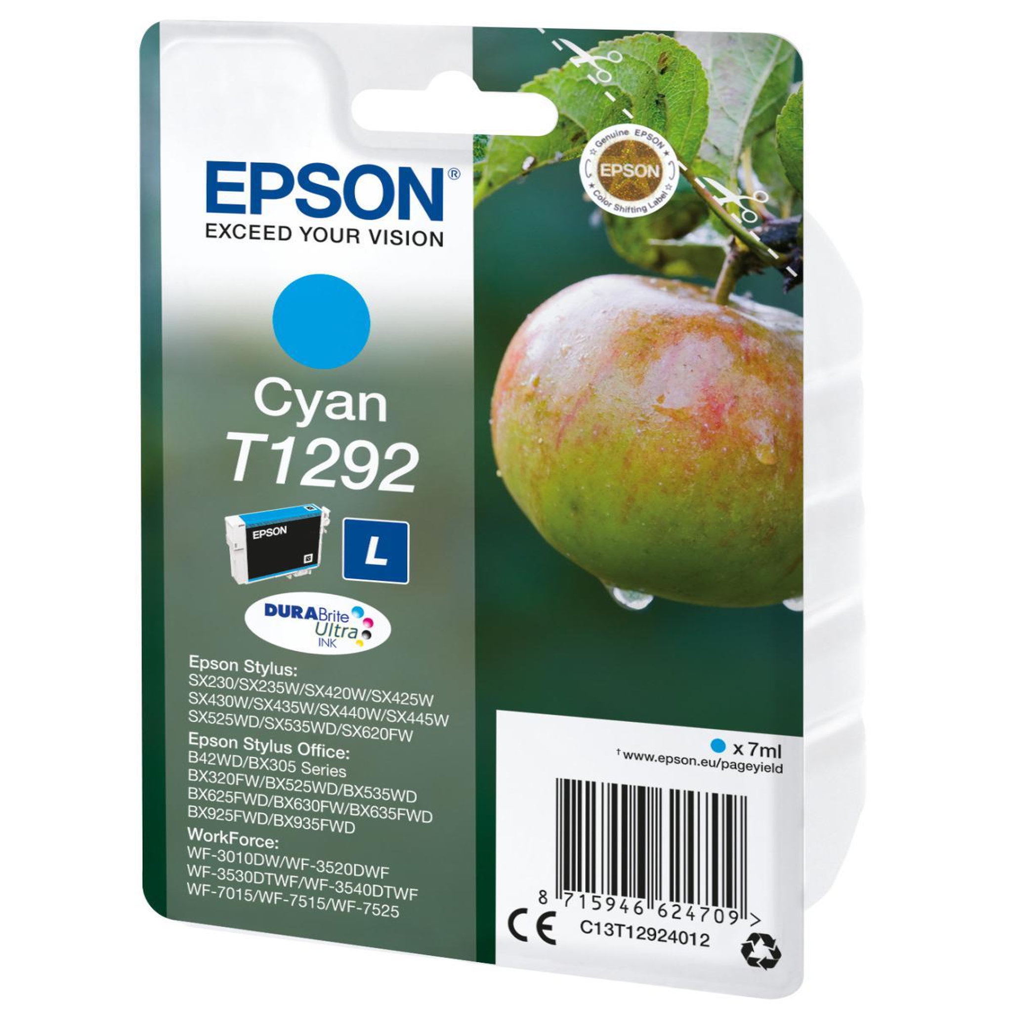 Voir la diapositive 3 : Epson Cartouche imprimante EPSON C 13 T 12924012