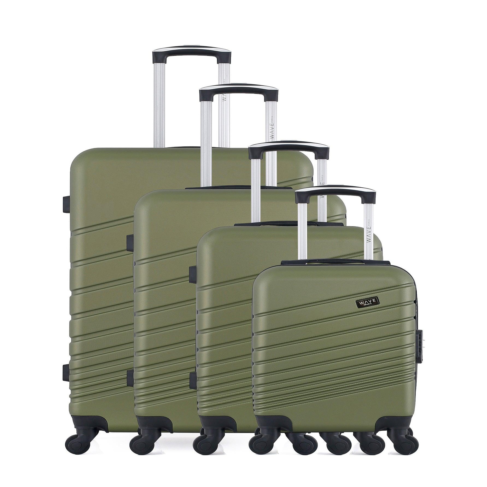 WAVE PARIS Wave paris - set de 4 valises rigides tigre-m